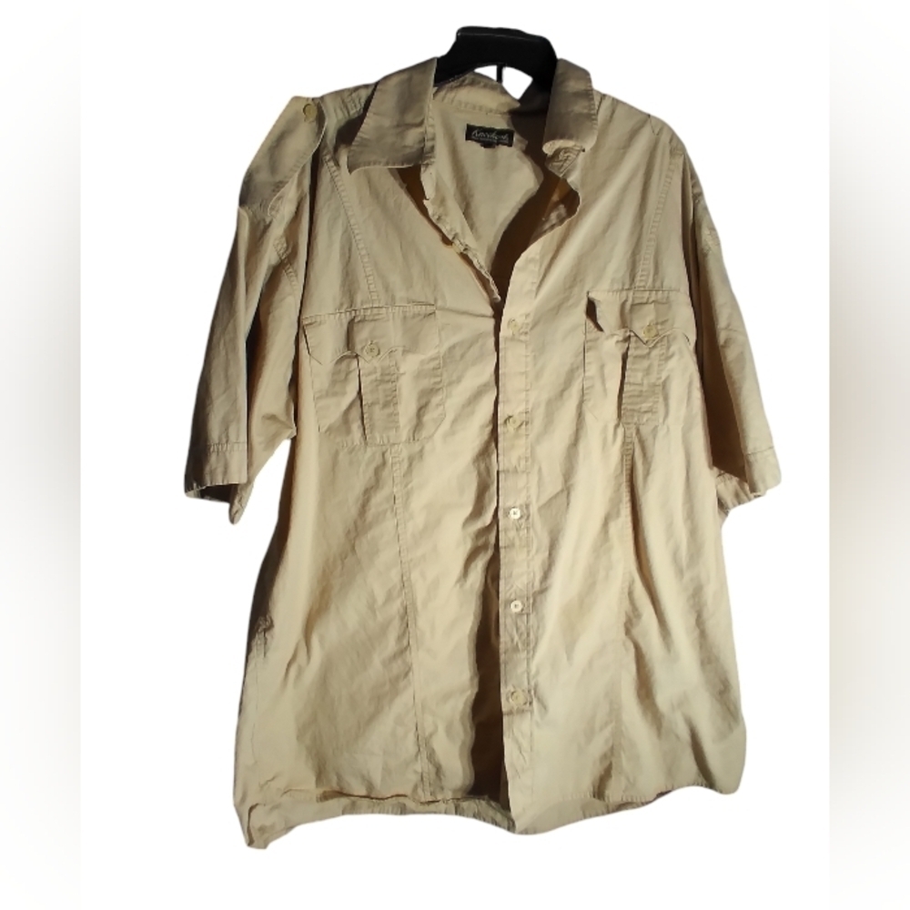 Knockout mens button down shirt 3X